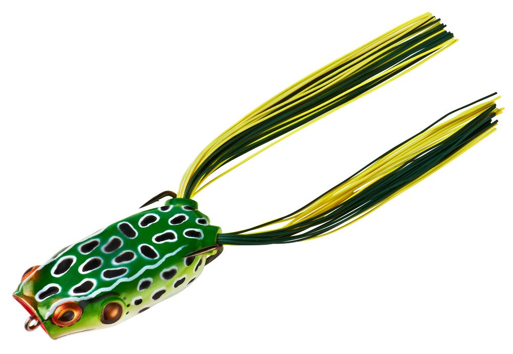 Booyah Bait Company Poppin' Pad Crasher | Largemouth Bass | Pike | Esox | Musky | Spinning | Freshwater Fishing | Topwater Lures | Frog