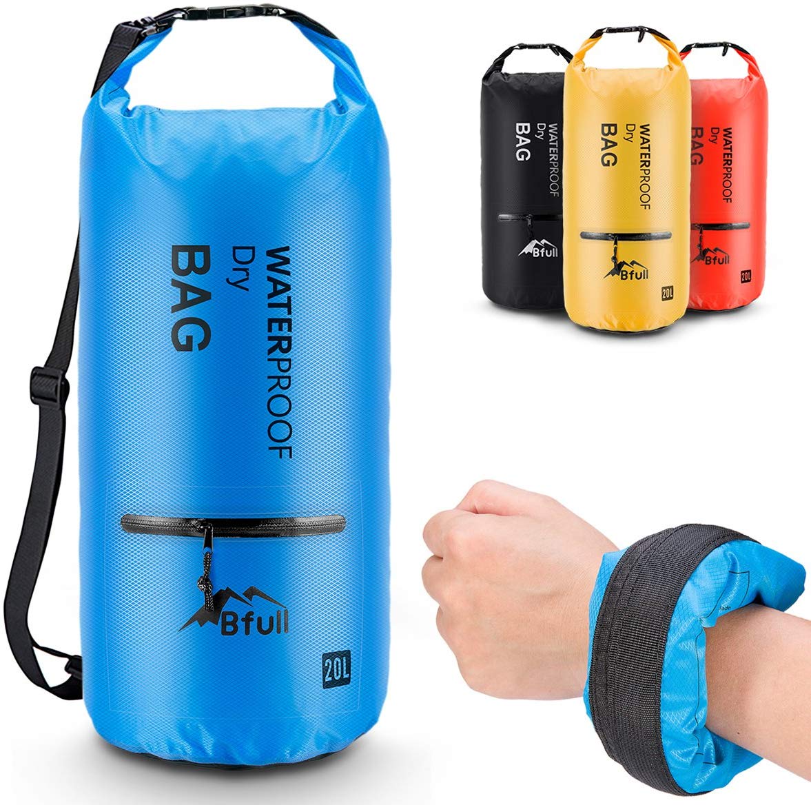 BFULL Waterproof Dry Bag 10L/20L | Fishing | Kayak | Water Sports | Gift | Camping | Outdoor