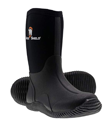 ArcticShield Kids Waterproof Durable Rubber Neoprene Outdoor Boots | Fishing | Hunting | Snow